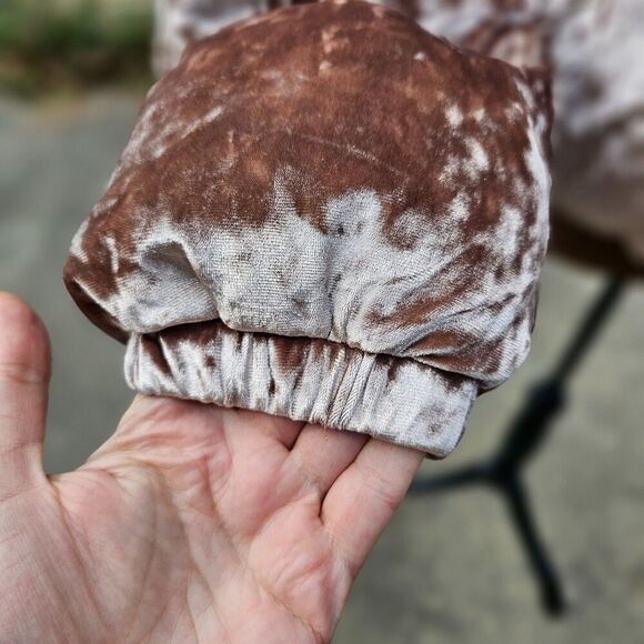 NWT Fabletics Wander Crushed Velour Cropped Puffer Jacket Women Size L, - Picture 4 of 9